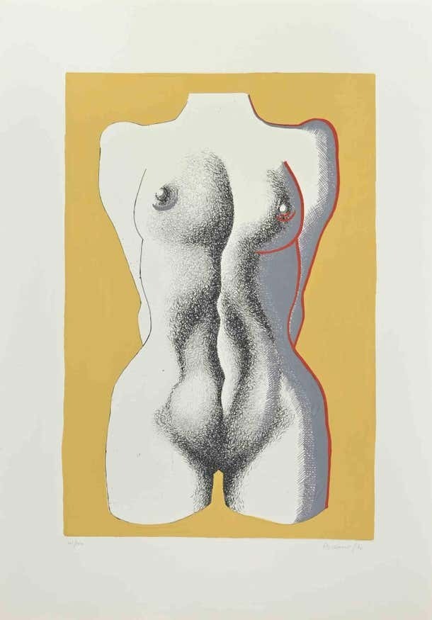 Giacomo Porzano, Nude in Yellow Giacomo Porzano, Nude in Yellow