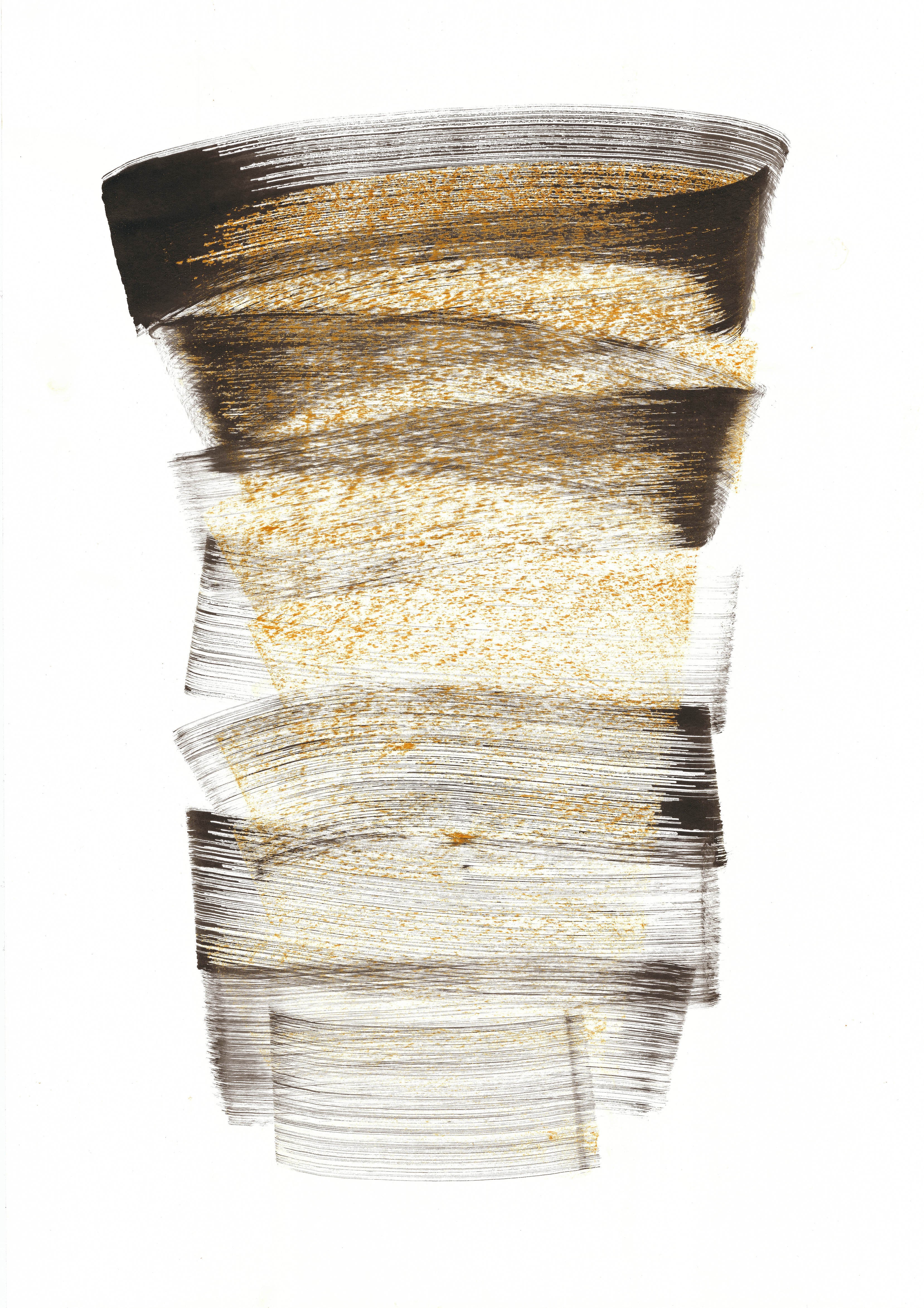 Sve Gri, Intuitive Gestural Drawing. Abstract Minimalism. Space Below. Sve Gri, Intuitive Gestural Drawing. Abstract Minimalism. Space Below.