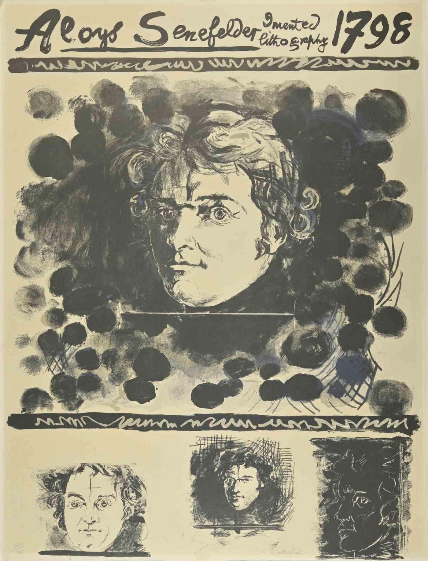 Graham Sutherland, Portrait of Aloys Senefelder Graham Sutherland, Portrait of Aloys Senefelder