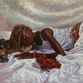 Painting, Solicitude IV, Akande John