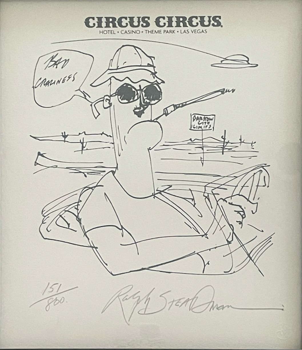Ralph Steadman, Barstow City Limits Ralph Steadman, Barstow City Limits