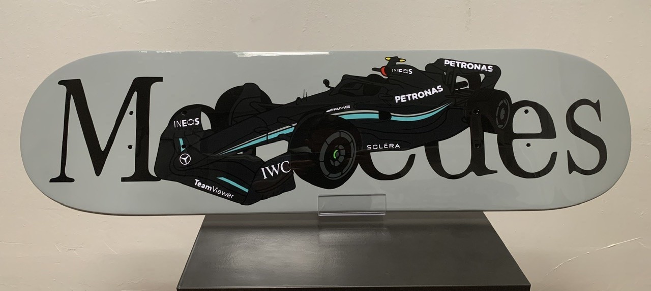 Ian Philip, Skate Mercedes Formule 1 Ian Philip, Skate Mercedes Formule 1