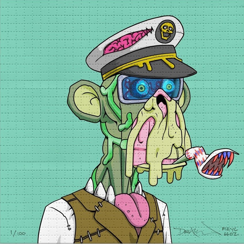 Mutant Ape Yacht Club, MAYC #6602, 2022 Mutant Ape Yacht Club, MAYC #6602, 2022