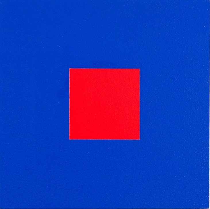 Claude Tousignant, Blue colbalt + rouge red Claude Tousignant, Blue colbalt + rouge red