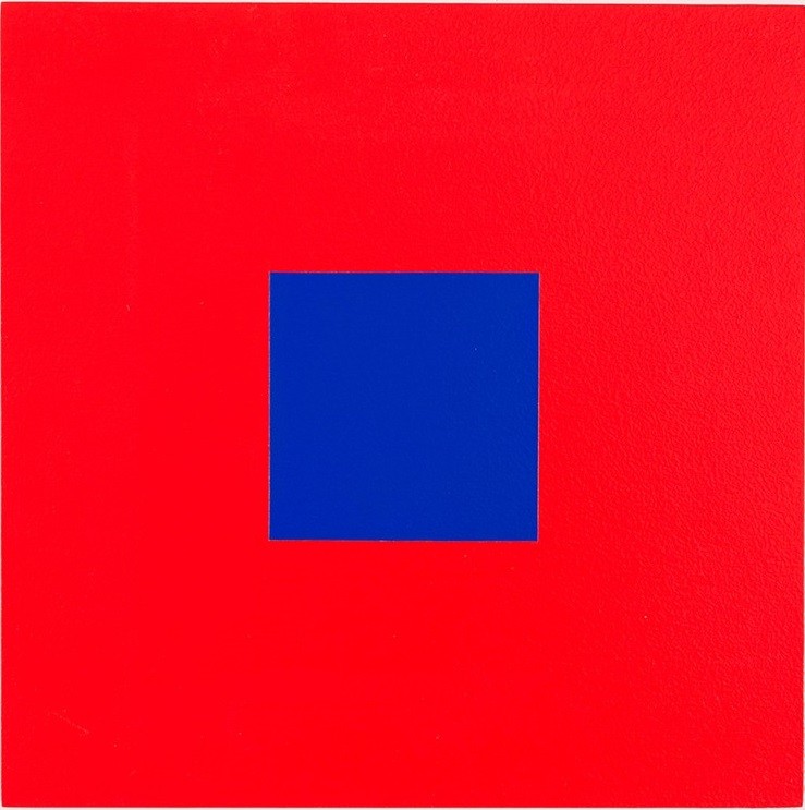 Claude Tousignant, rouge red + blue cobalt Claude Tousignant, rouge red + blue cobalt