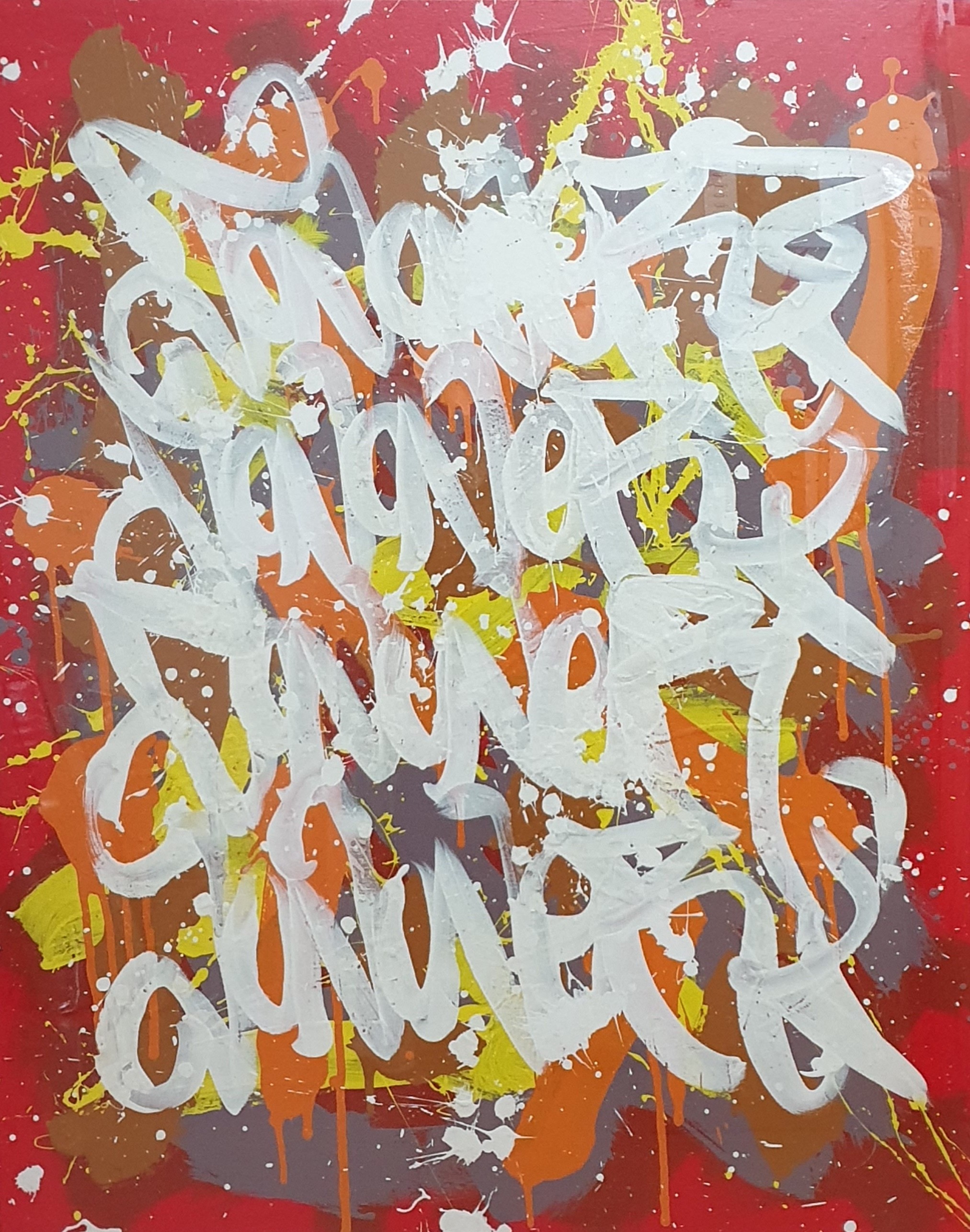 JonOne, Untitled (Red/White) JonOne, Untitled (Red/White)