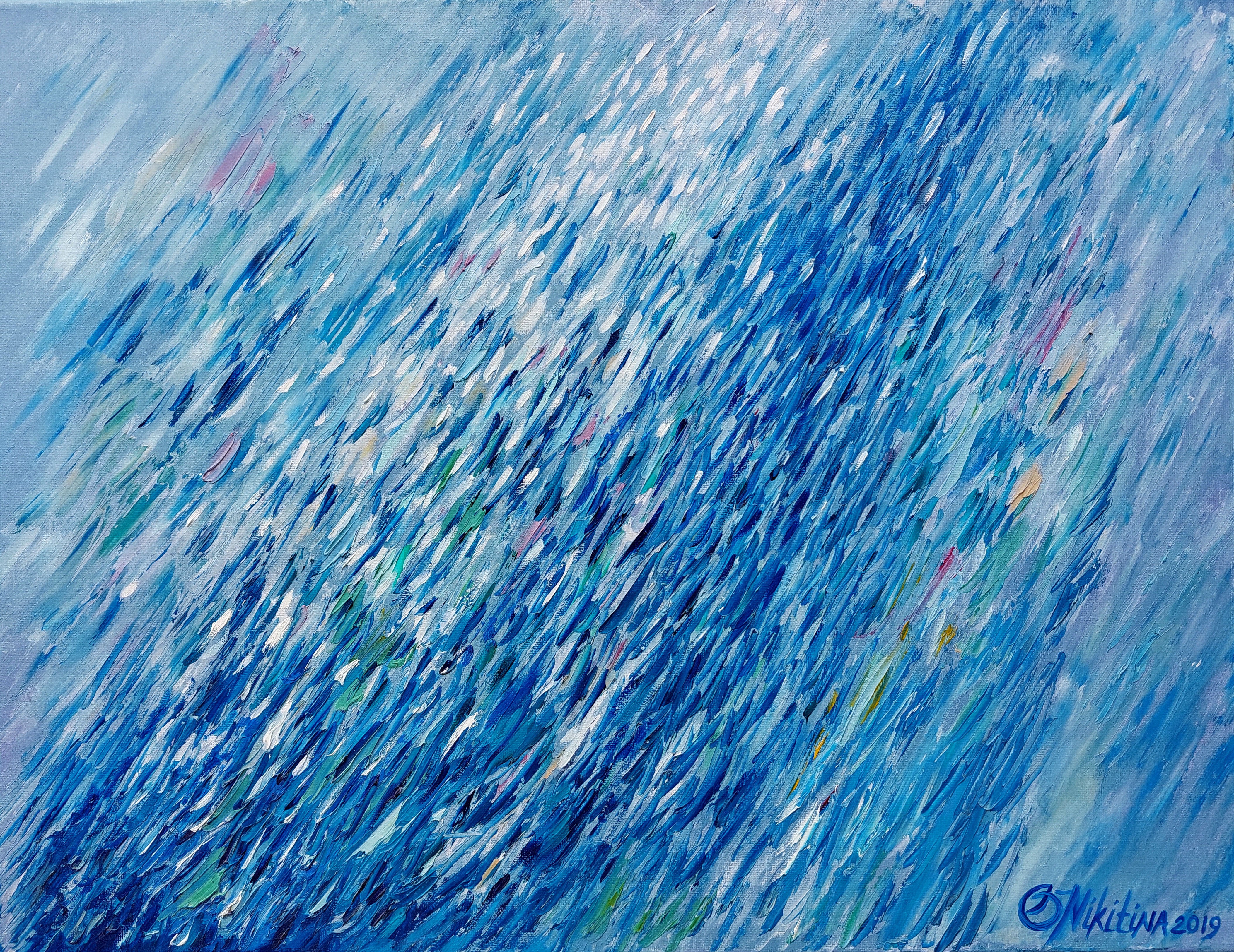 Olga Nikitina, Abstract Fish Sardines Olga Nikitina, Abstract Fish Sardines