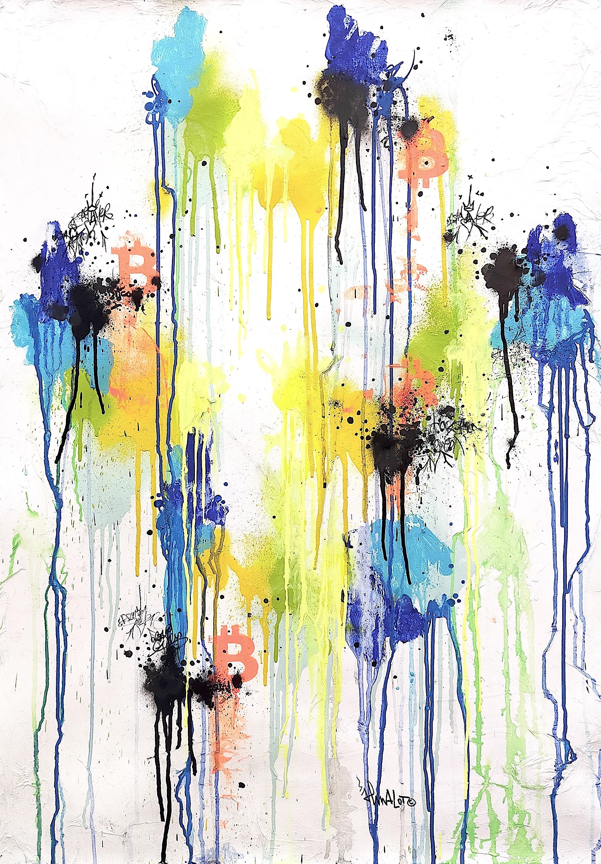 JP Malot, Bitcoin on abstract JP Malot, Bitcoin on abstract