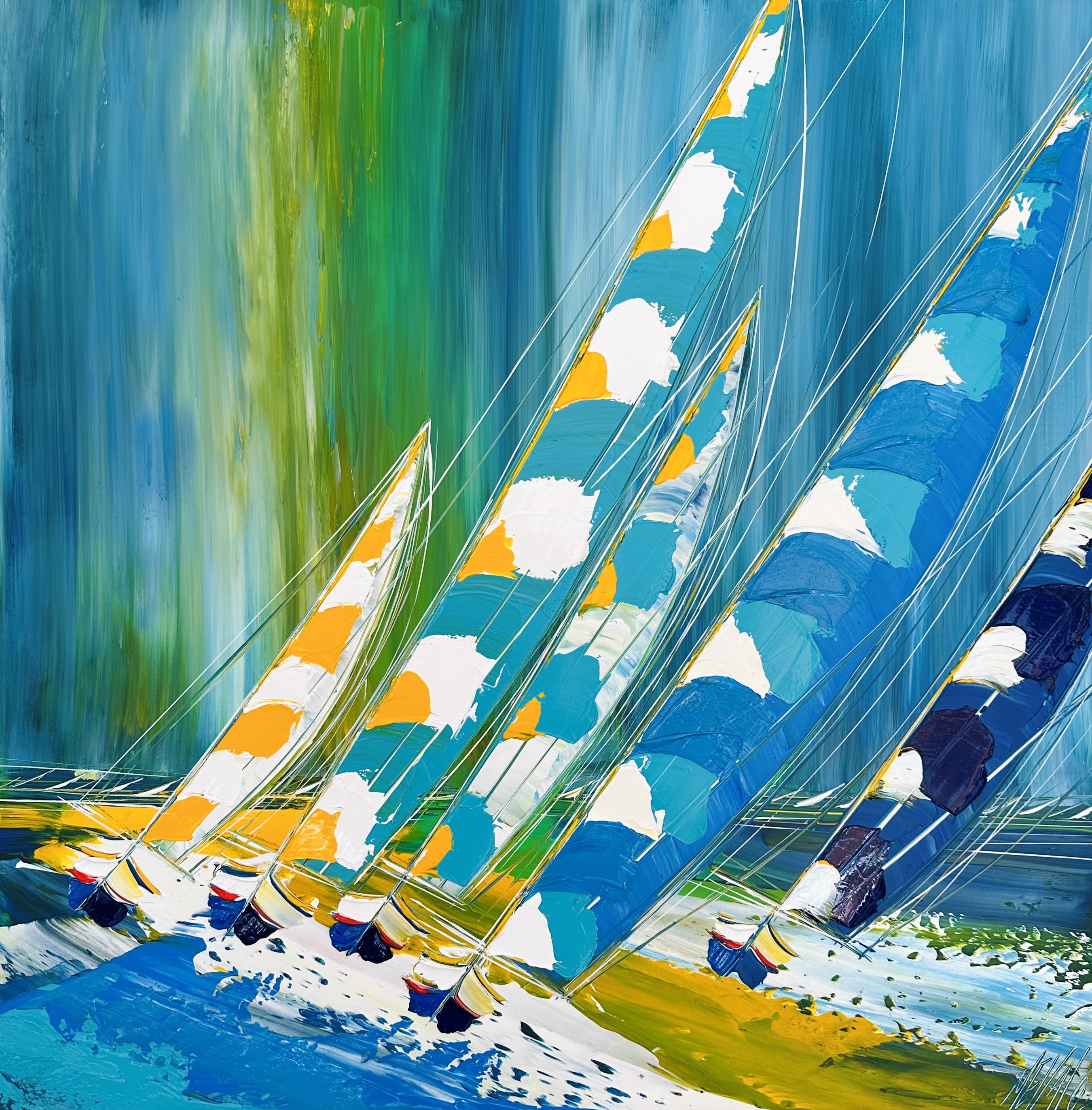 Olivier Messas, Les voiles bleues... (Esprit Voile) Olivier Messas, Les voiles bleues... (Esprit Voile)