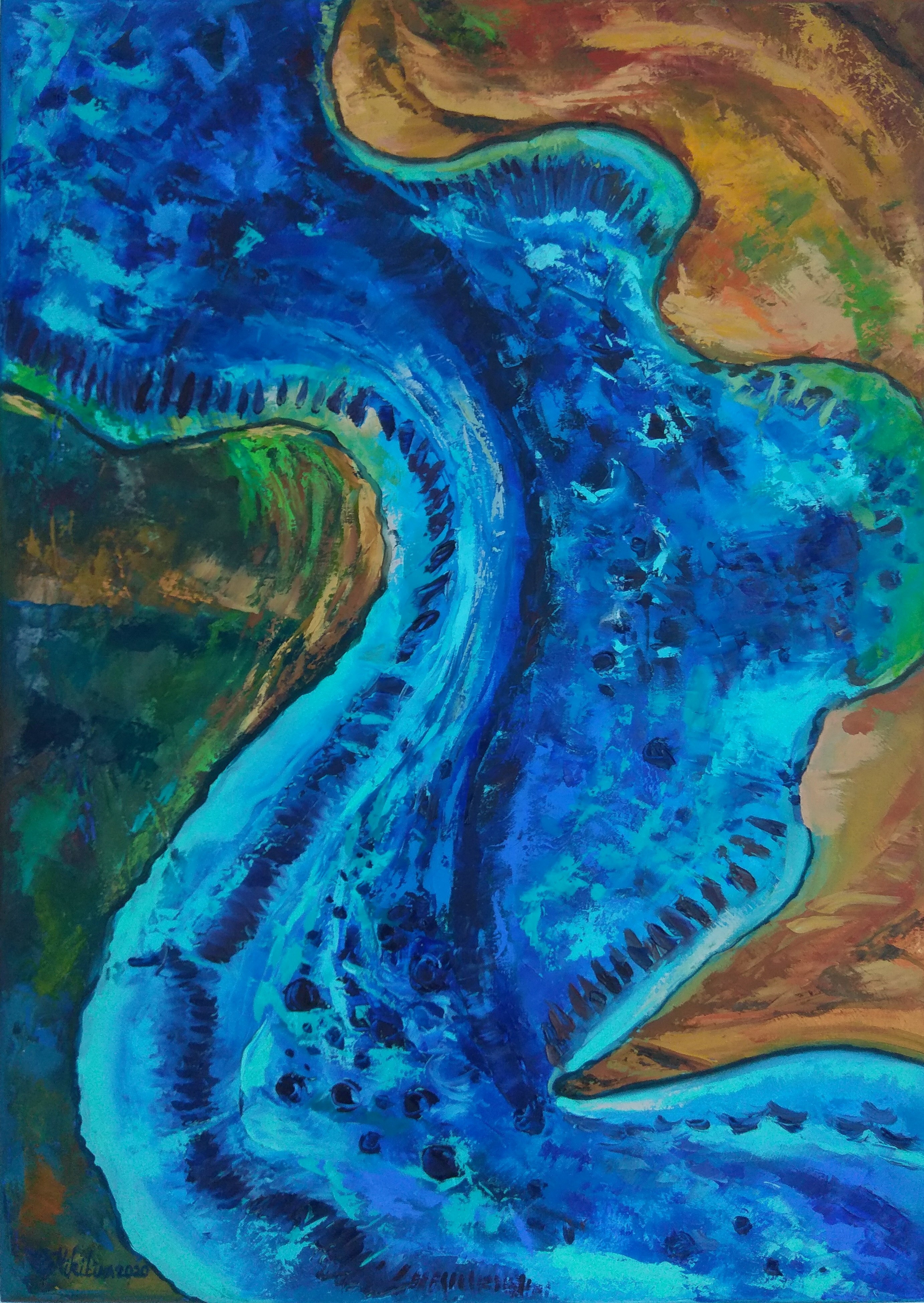 Olga Nikitina, Underwater Art Tridacna Sea Life Olga Nikitina, Underwater Art Tridacna Sea Life