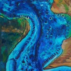 Underwater art Tridacna sea life, Olga Nikitina