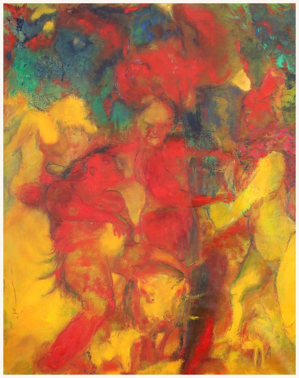 KY23, Night dance, Painting on canvas