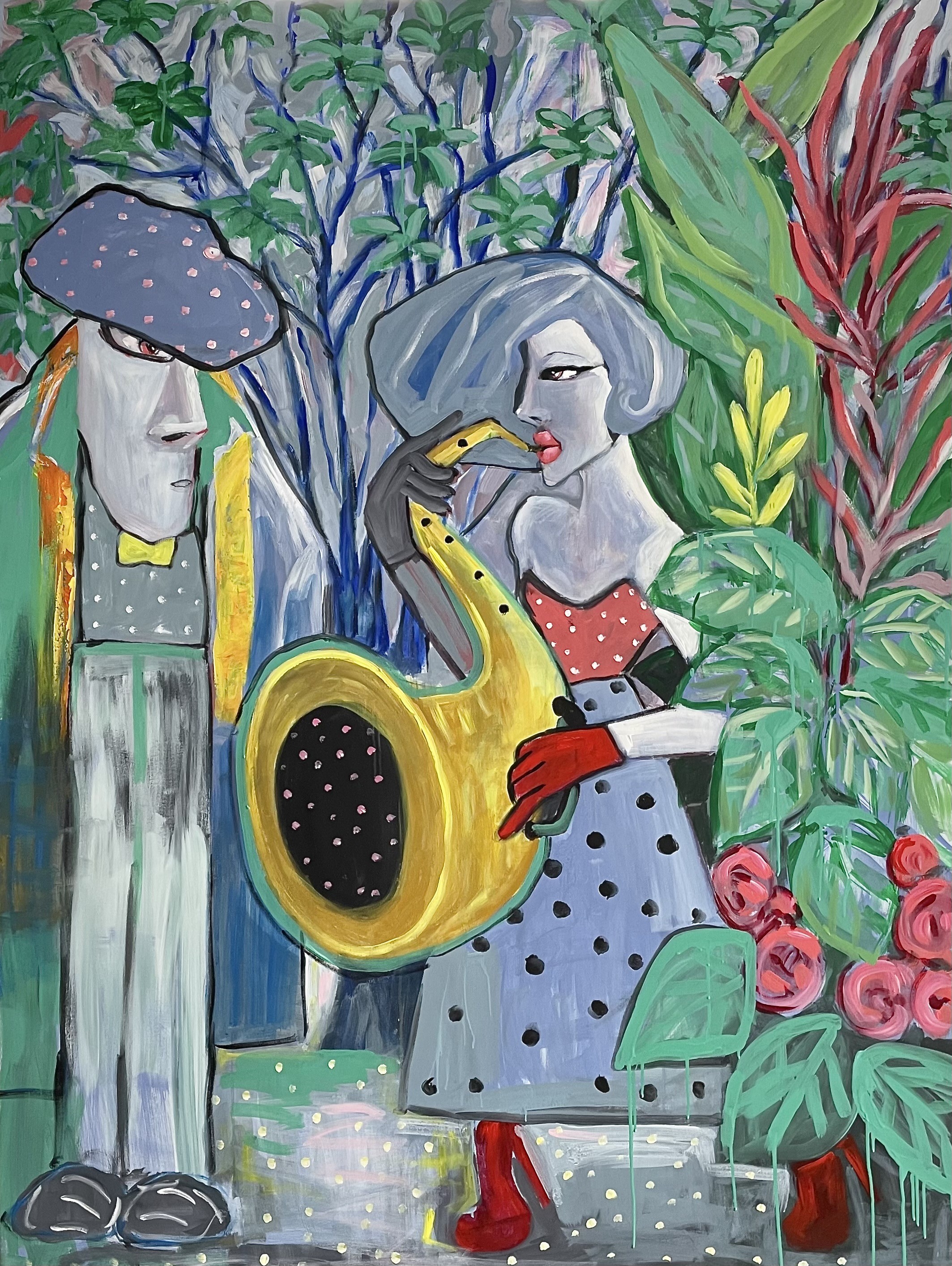 Suthamma (Ta) Byrne, Jazz in the garden Suthamma (Ta) Byrne, Jazz in the garden