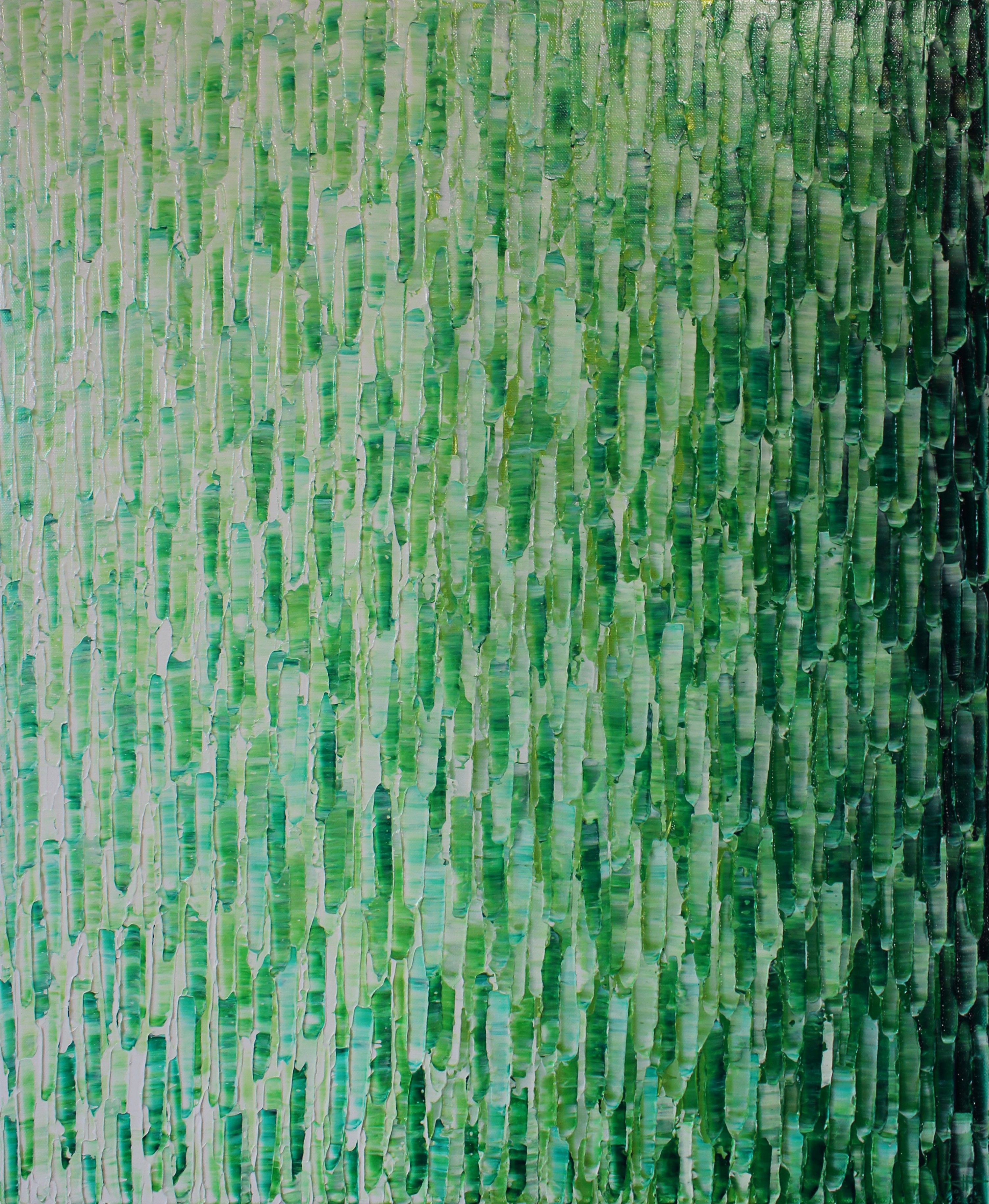 Jonathan Pradillon, Fondu couleur blanc vert clair Jonathan Pradillon, Fondu couleur blanc vert clair