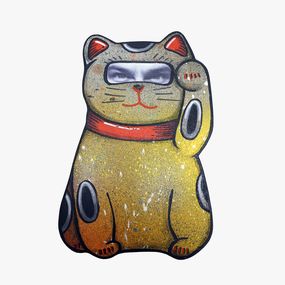 Peinture, The waving Kokimoto cat 1, Kokimoto