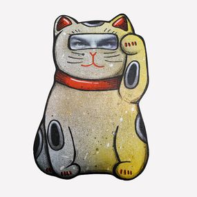 Painting, The waving Kokimoto cat 2, Kokimoto