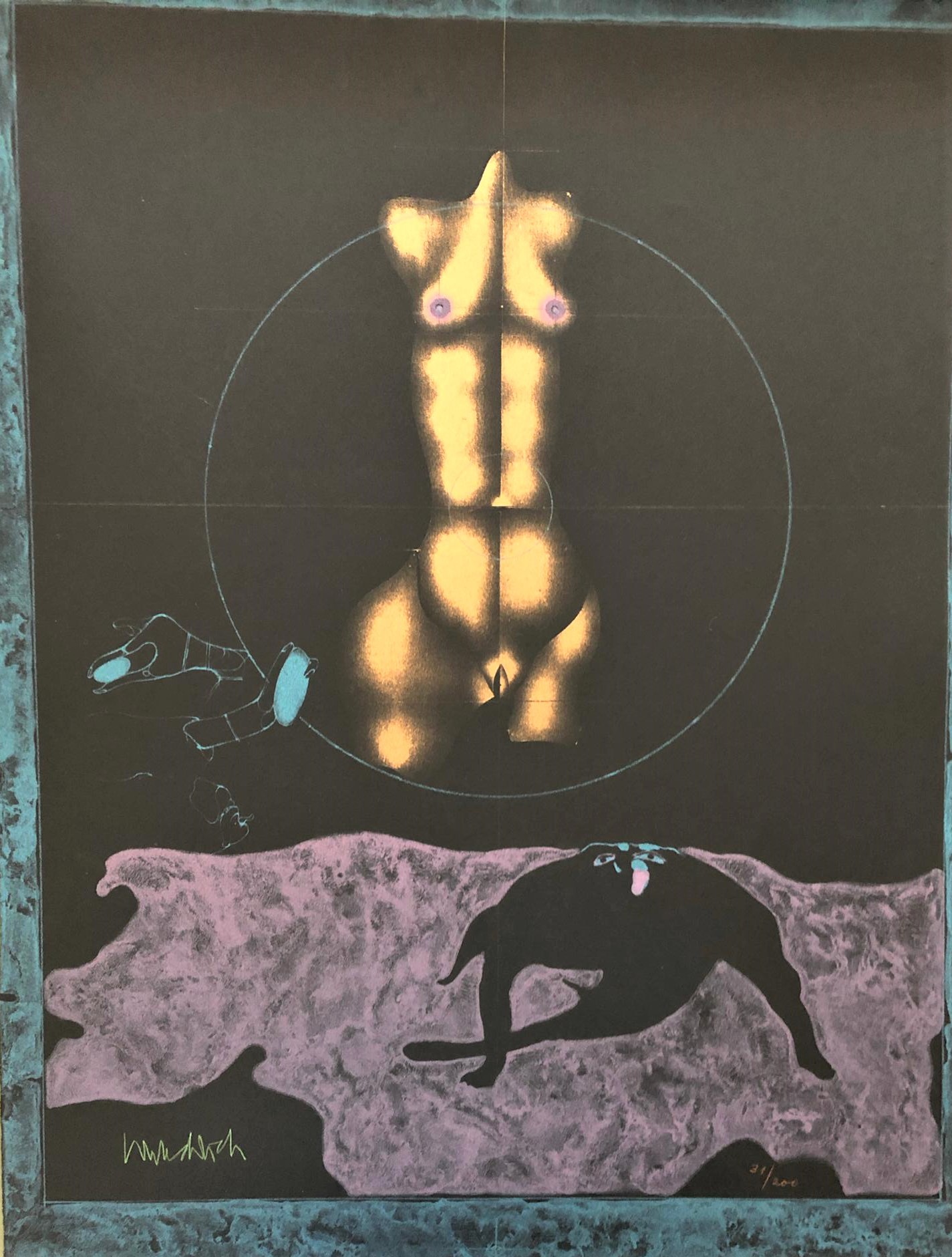 Paul Wunderlich, Ein Boses Tier Paul Wunderlich, Ein Boses Tier