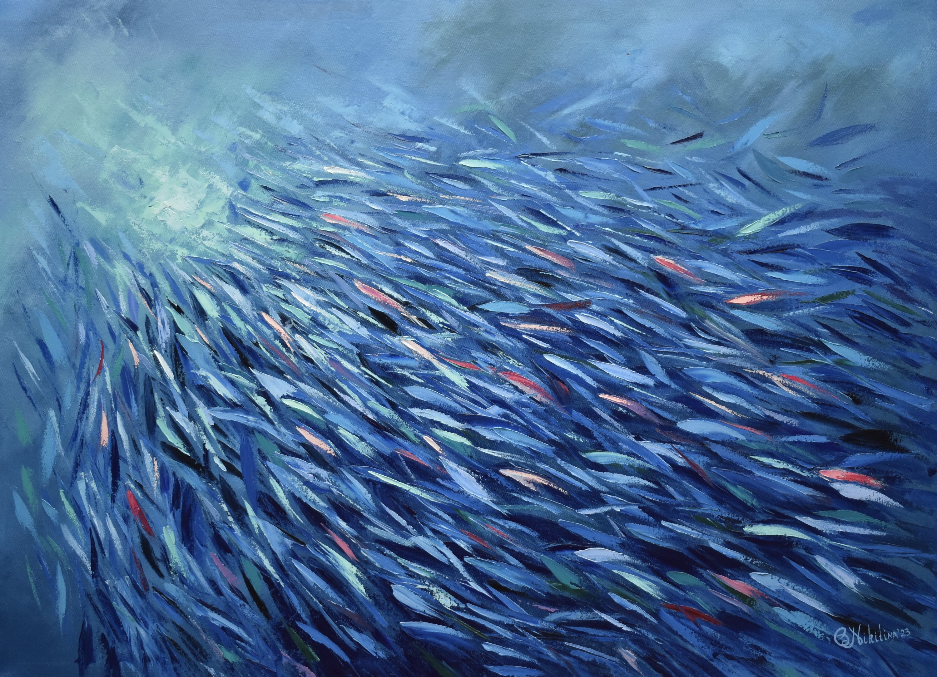 Olga Nikitina, Blue Fish Sardines Olga Nikitina, Blue Fish Sardines