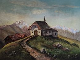 Peinture, Chapelle du XVII°s Maria Zum Schnee, Ethevenon