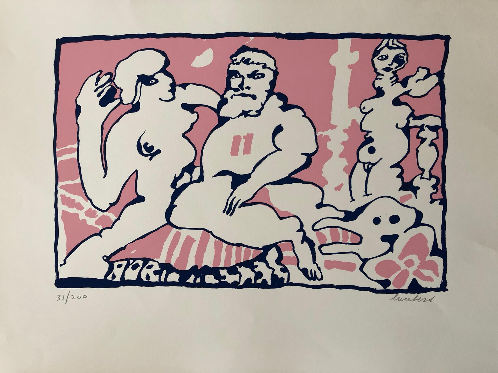 Lucebert, Die Olympiker Lucebert, Die Olympiker