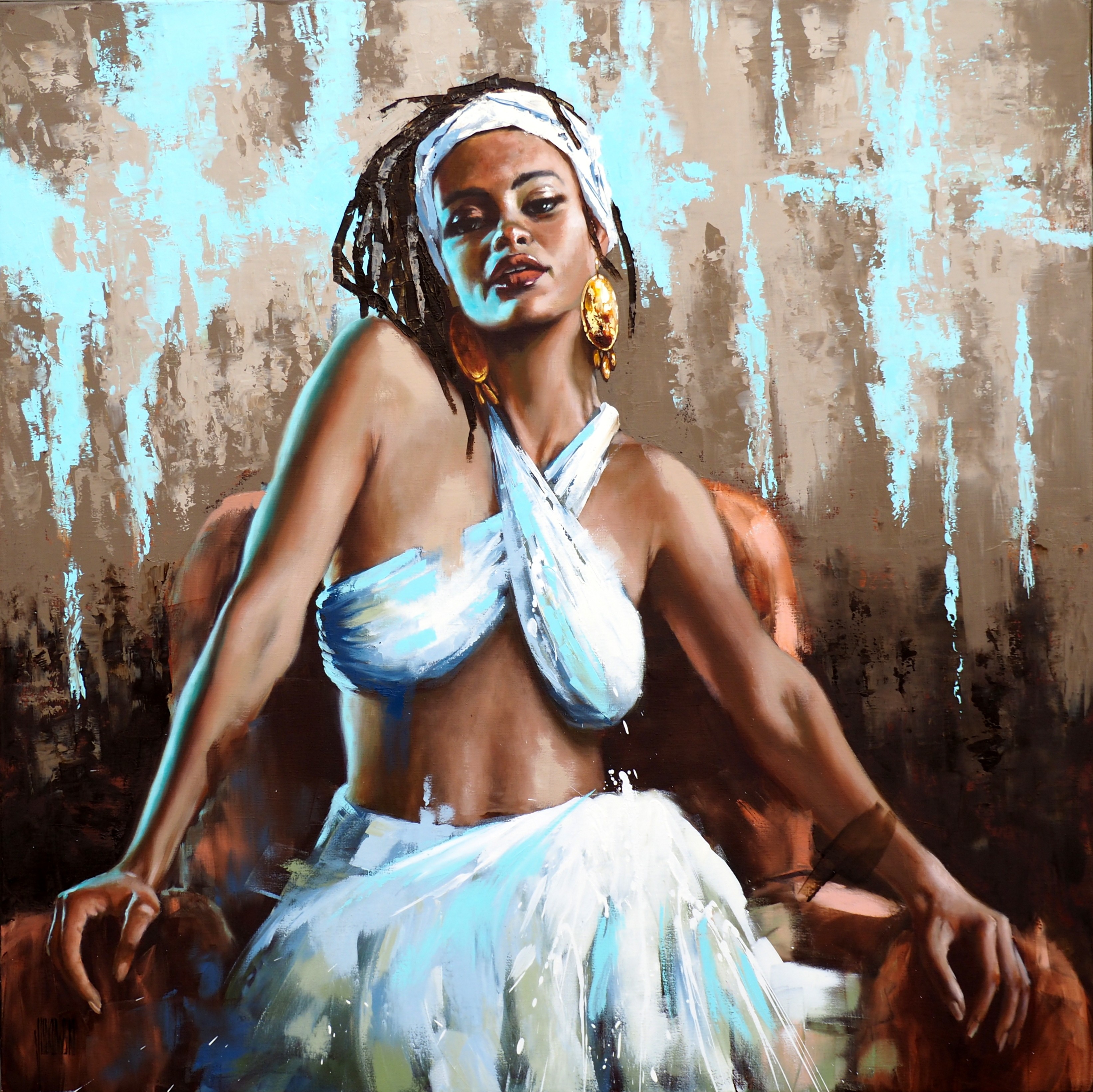 Sylvie Julkowski-Egard, Note turquoise Sylvie Julkowski-Egard, Note turquoise