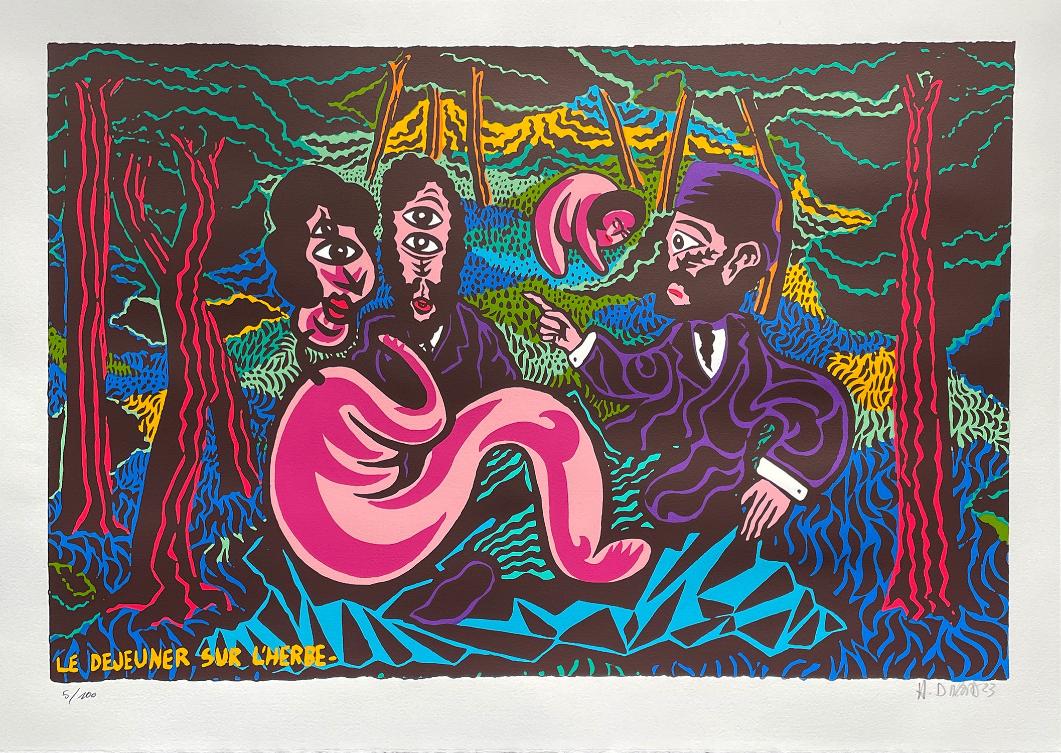 Hervé Di Rosa, Déjeuner sur l'herbe Hervé Di Rosa, Déjeuner sur l'herbe