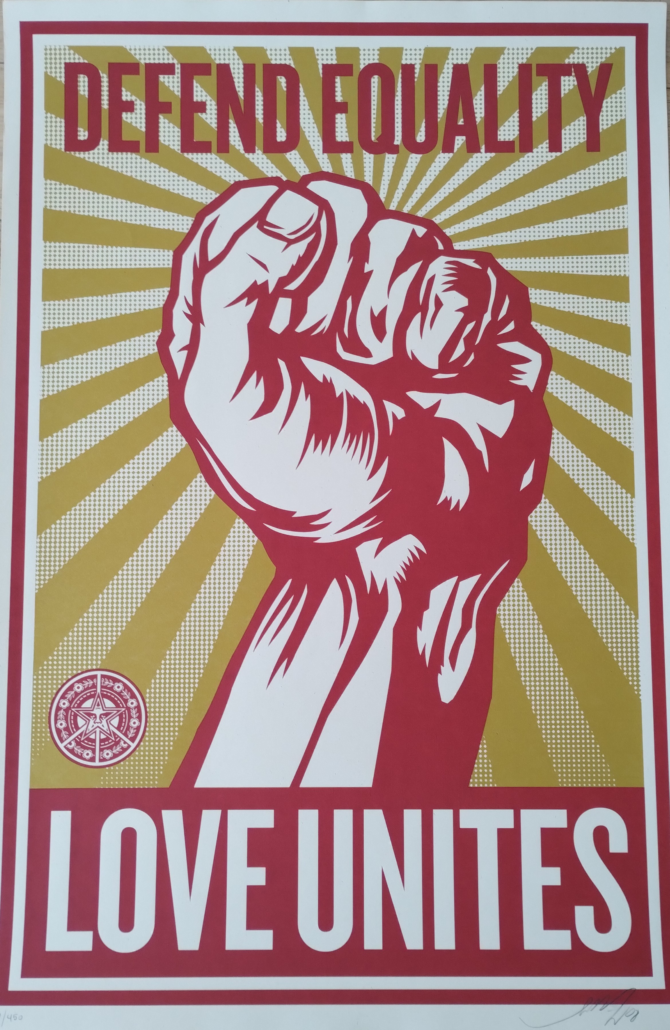 Shepard Fairey (Obey), Love Unites Shepard Fairey (Obey), Love Unites