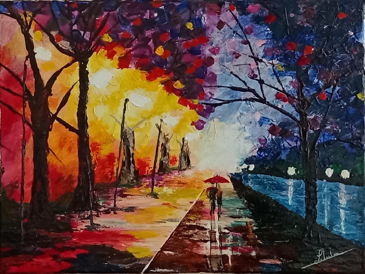 Mathieu Lebreton, Lovers rainy day walk 2 Mathieu Lebreton, Lovers rainy day walk 2