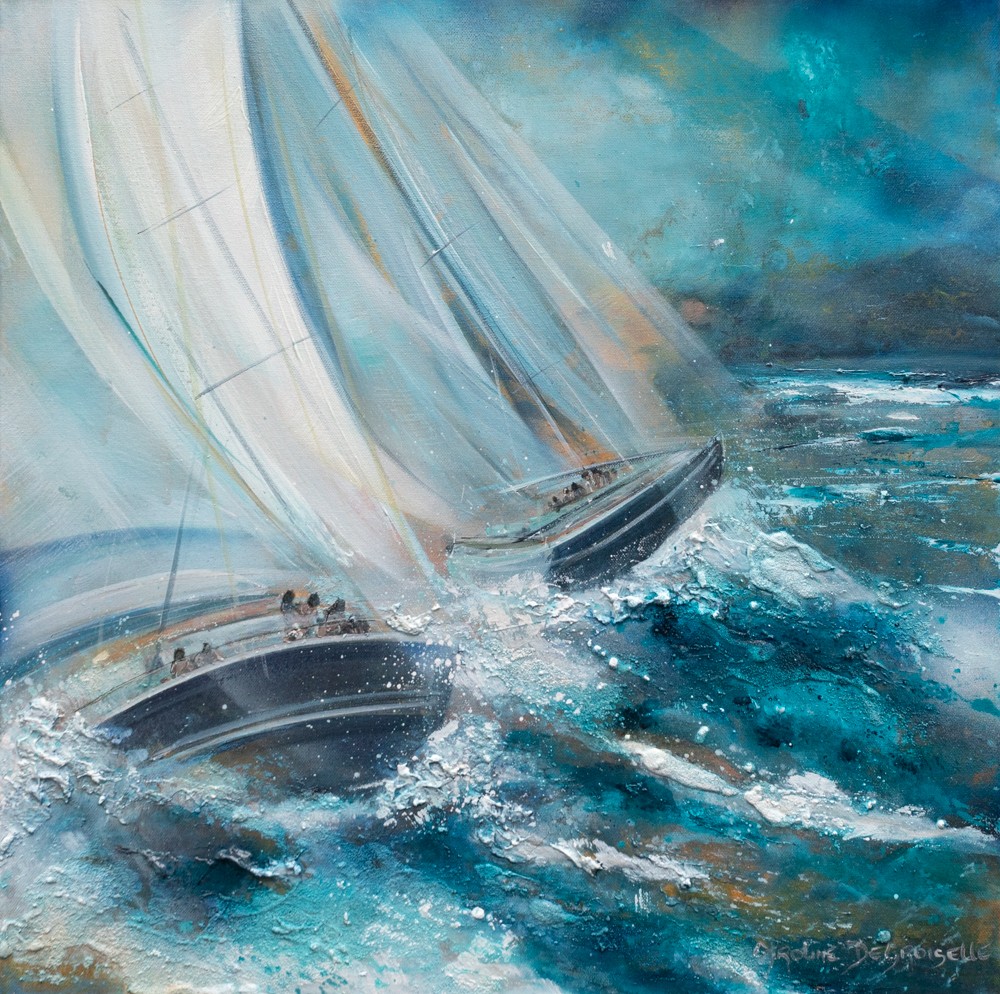 Caroline Degroiselle, La traversée en envolée marine - Paysage marin de La Nouvelle Calédonie Caroline Degroiselle, La traversée en envolée marine - Paysage marin de La Nouvelle Calédonie