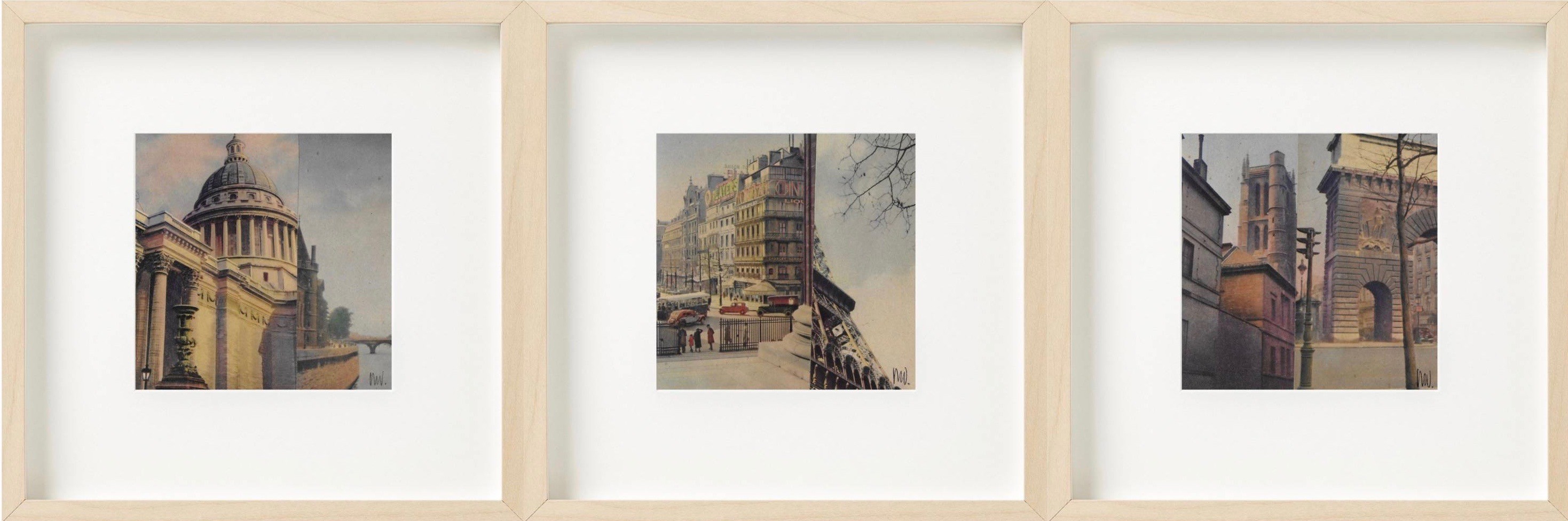 Marian Williams, Paris revisited, Triptych 1 Marian Williams, Paris revisited, Triptych 1