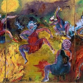 Gemälde, Solstice dance, KY23