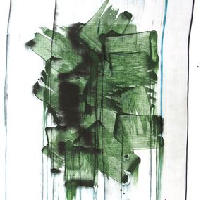 Gemälde, Mad green 2, Emma Godebska