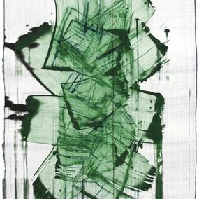 Painting, Mad green 10, Emma Godebska