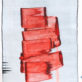 Painting, Soft red 1, Emma Godebska