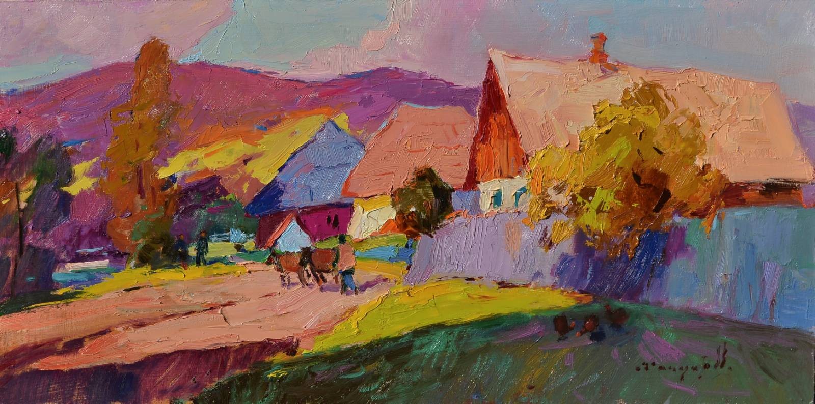 Alexander Shandor, A picturesque corner. Stuzhytsya Alexander Shandor, A picturesque corner. Stuzhytsya