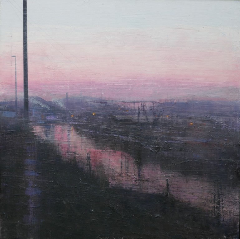 Alejandro Quincoces, Atardecer en Zorrozaurre Alejandro Quincoces, Atardecer en Zorrozaurre