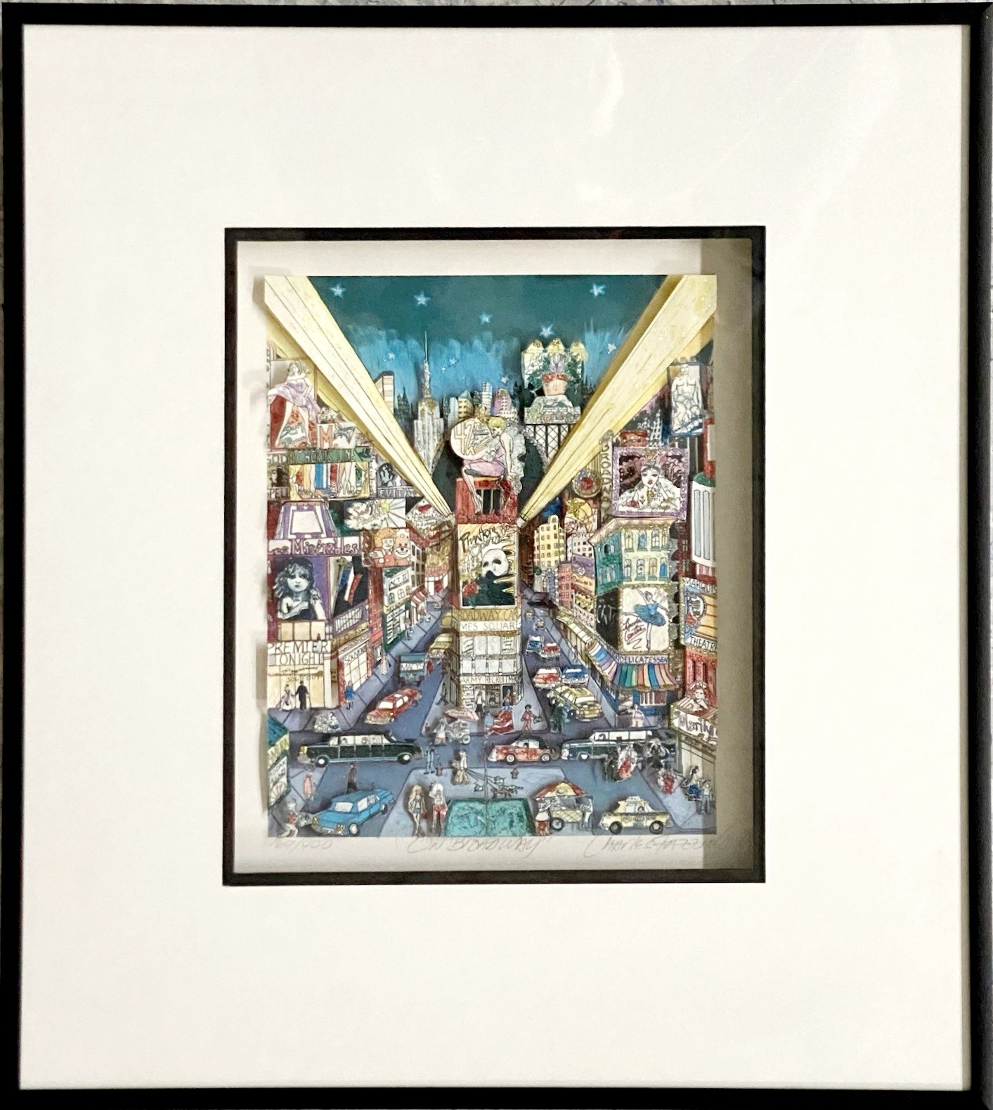 Charles Fazzino, On Broadway Charles Fazzino, On Broadway