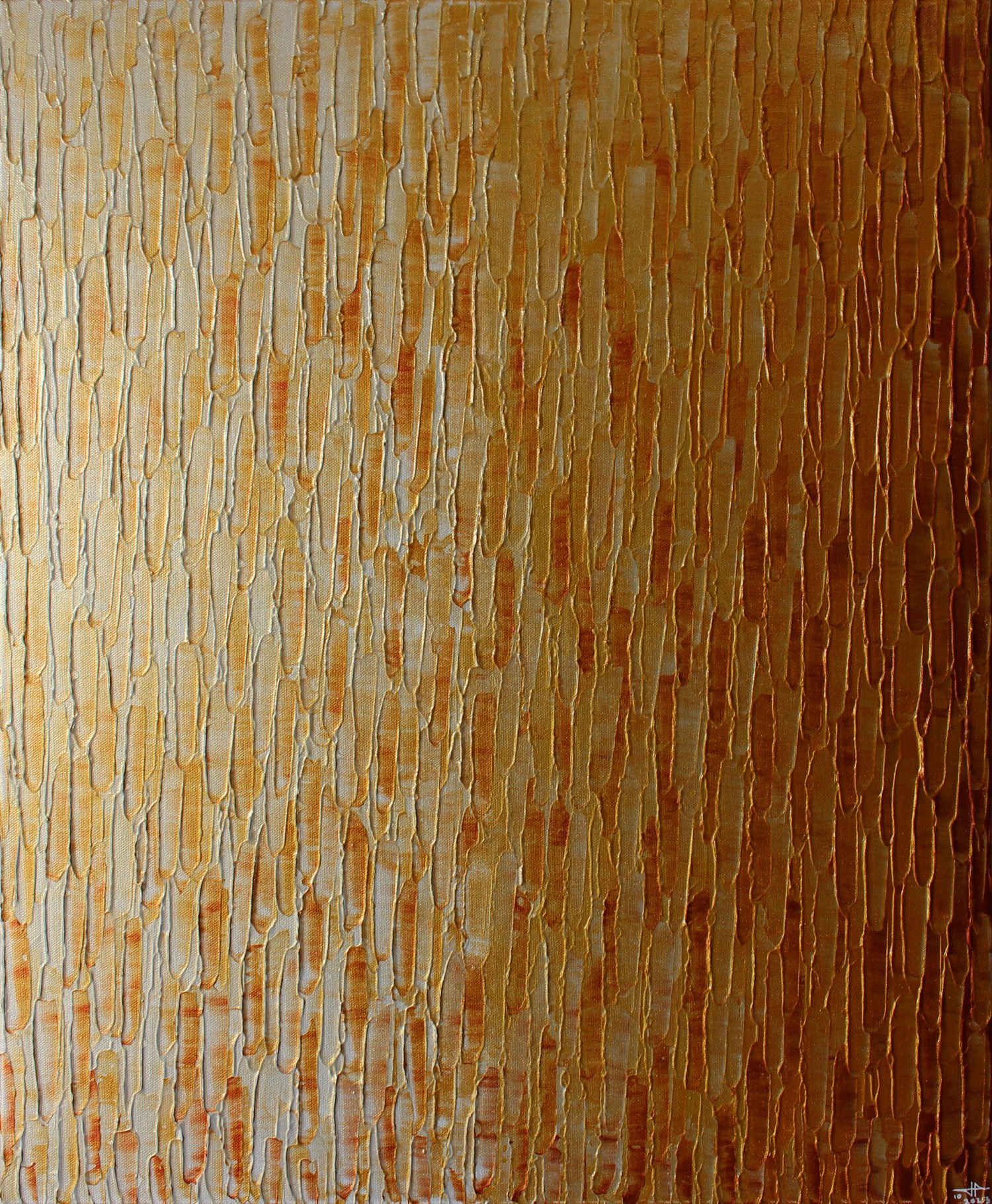 Jonathan Pradillon, Fondu couleur blanc doré Jonathan Pradillon, Fondu couleur blanc doré