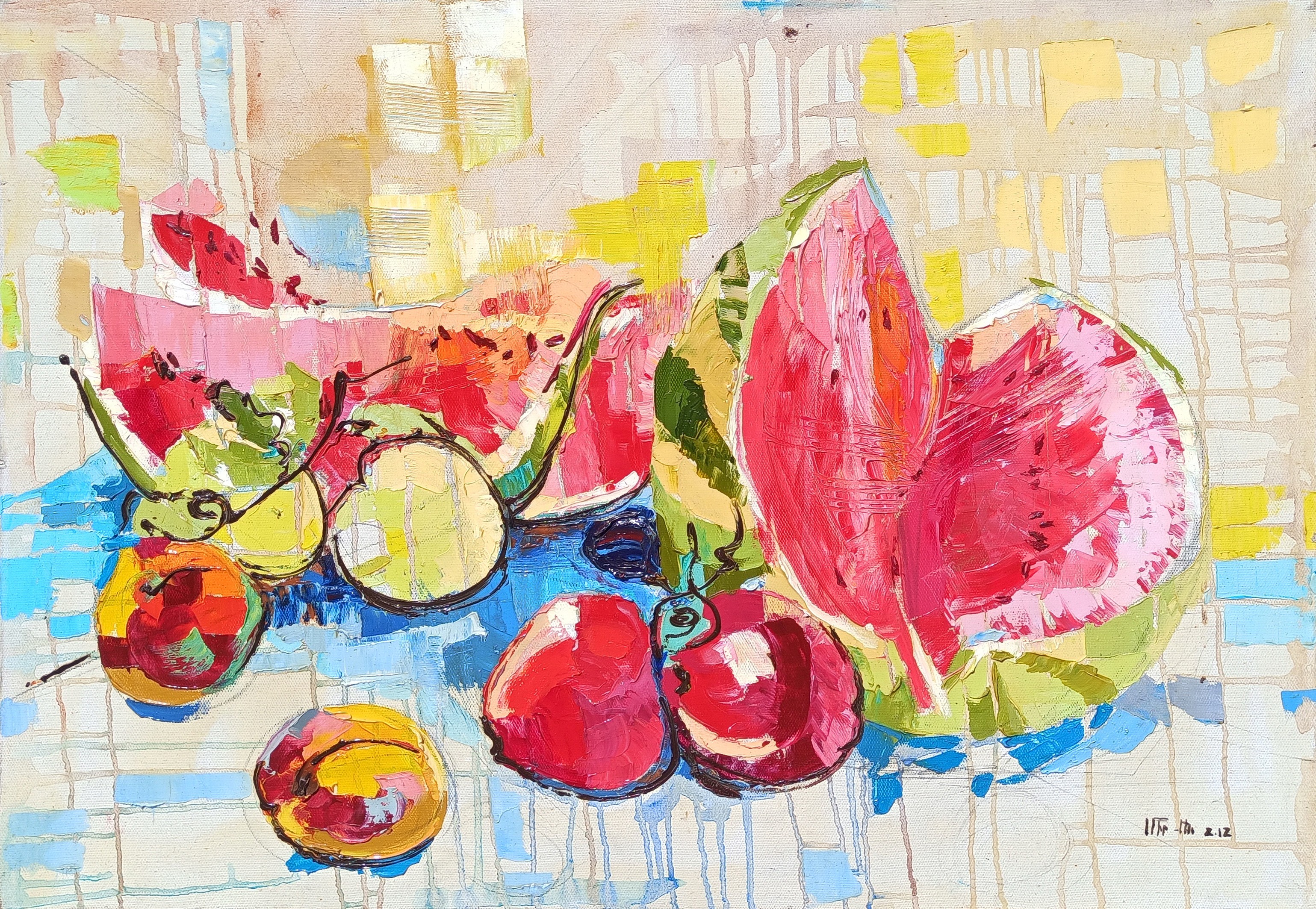 Anahit Mirijanyan, Still life with fruits Anahit Mirijanyan, Still life with fruits