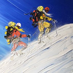 Gemälde, Les Alpinistes, Pierre Barillot