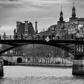 Photographie, Harmonie monochrome : Le Pont des Arts V, Gauthier Bouret