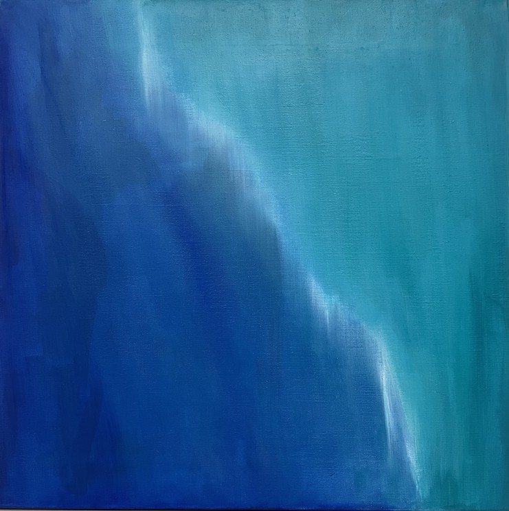 Mary Heredia, Aurora Boreal, Pintura sobre lienzo