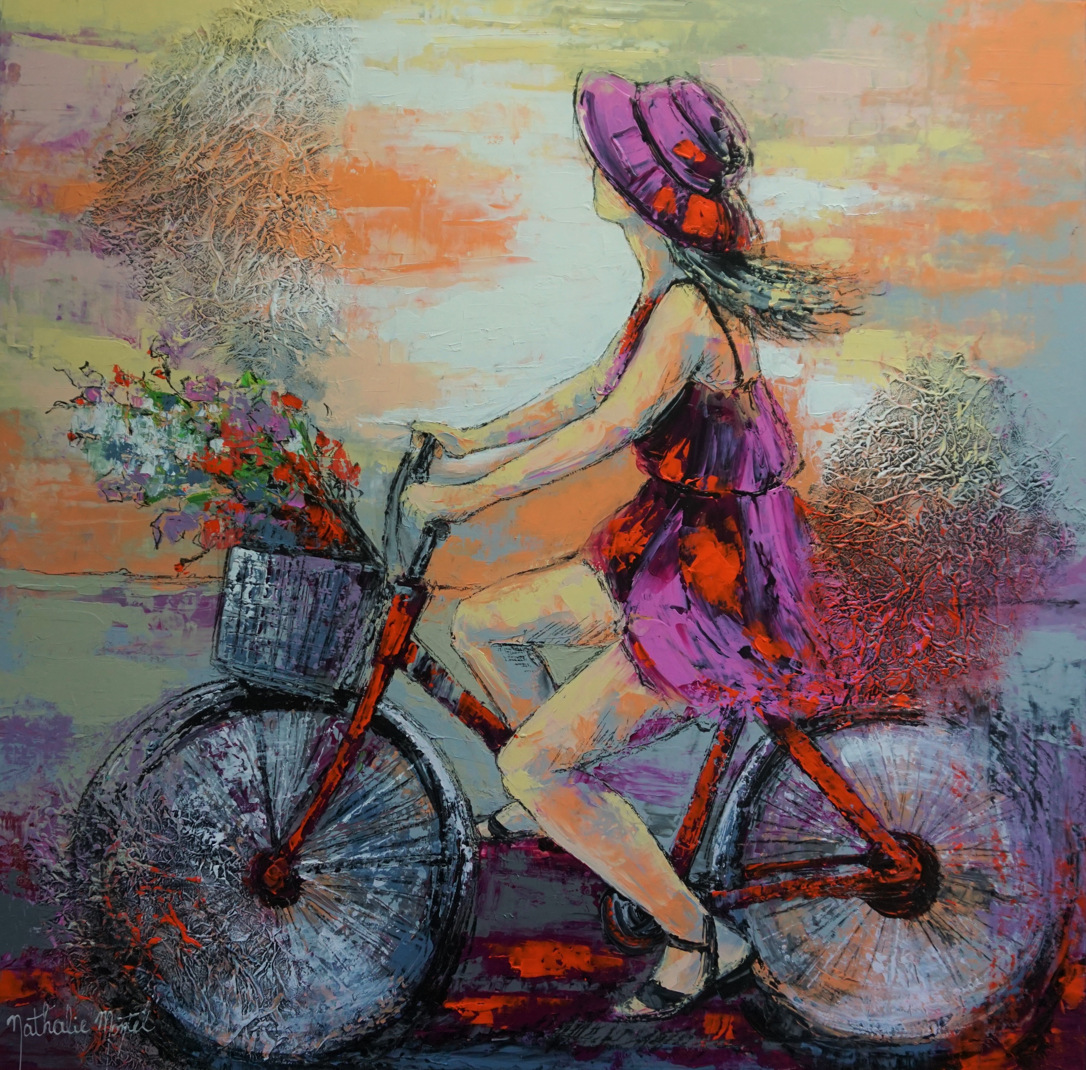 Nathalie Montel, La bicyclette rouge Nathalie Montel, La bicyclette rouge