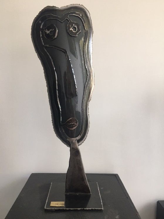 NOUVELLE PIECE - SCULPTURE D' EXTERIEUR - GIL. S - Sculpteur Métal - Acier,  inox, art sculpture
