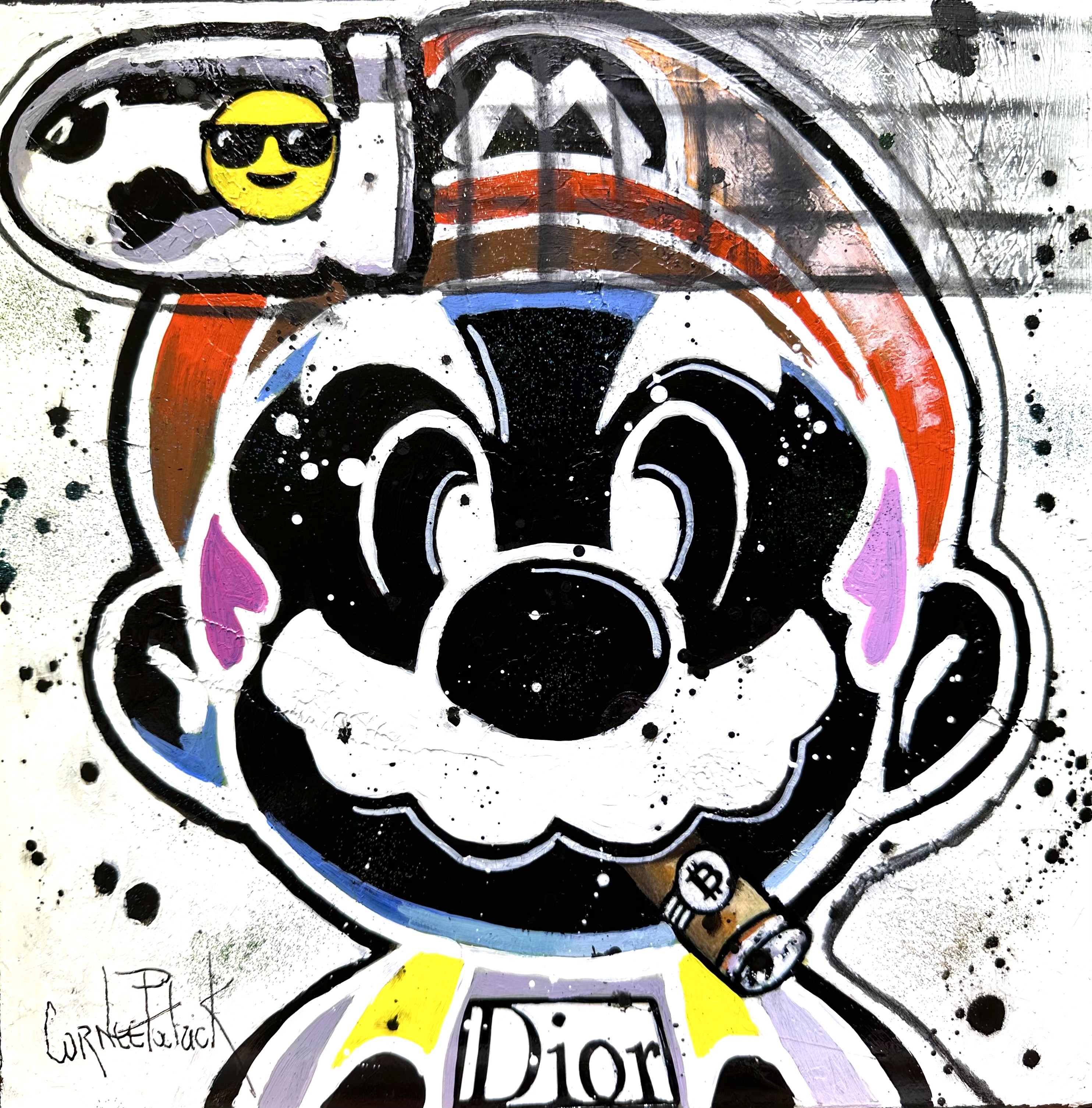 Patrick Cornée, Super Mario pop Dior, négatif Patrick Cornée, Super Mario pop Dior, négatif