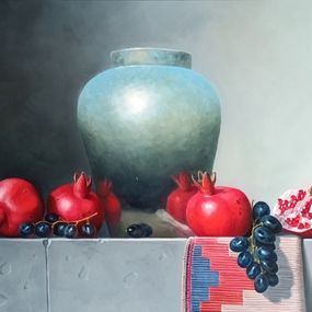 Gemälde, Still life with pomegranates, Tamar Nazaryan