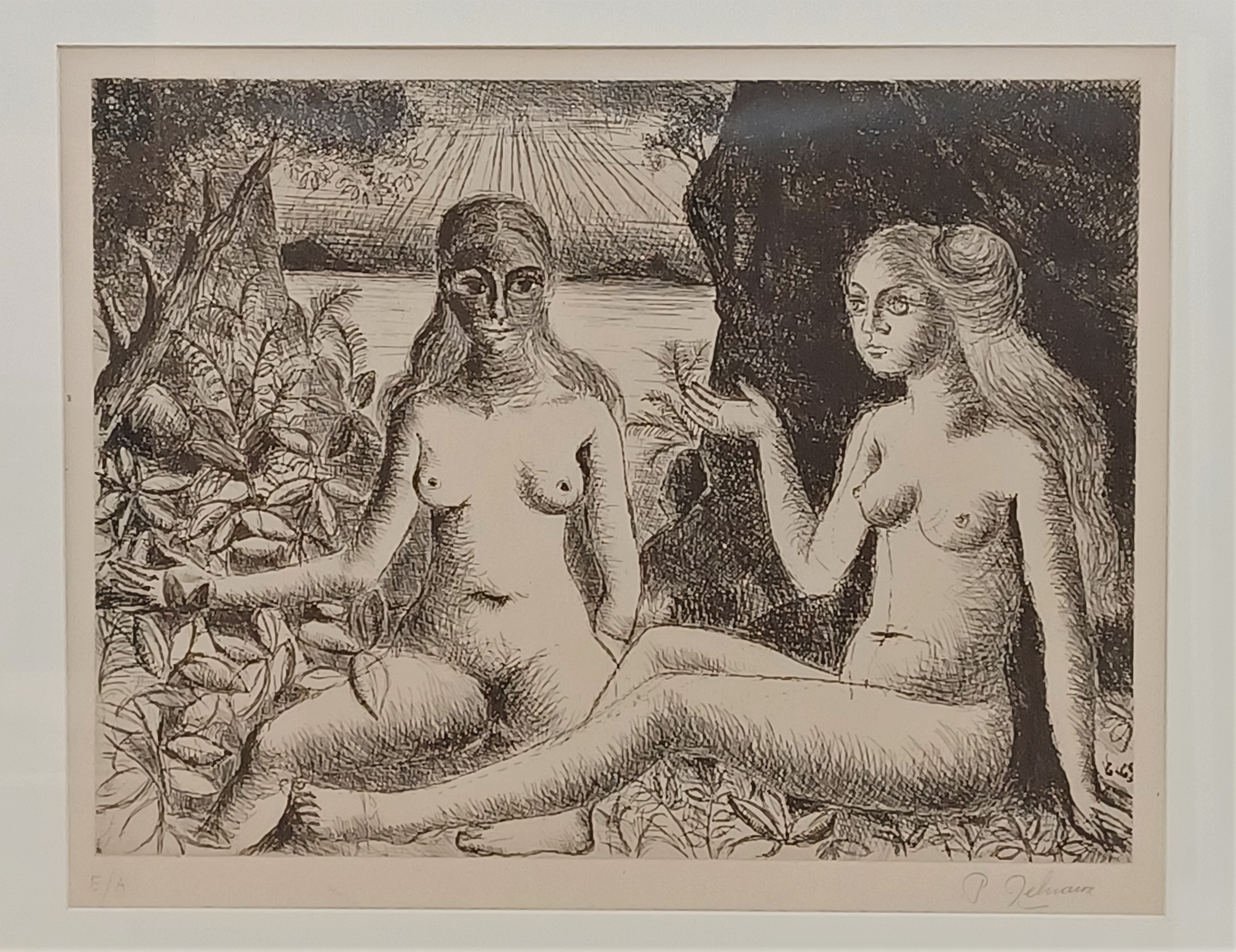 Paul Delvaux, La dispute, 1969 Paul Delvaux, La dispute, 1969
