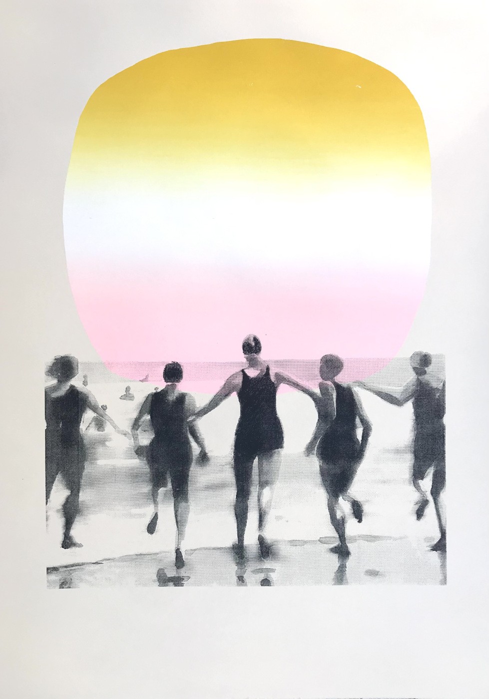Valérie Betoulaud, Toutes à l’eau – rose jaune Valérie Betoulaud, Toutes à l’eau – rose jaune
