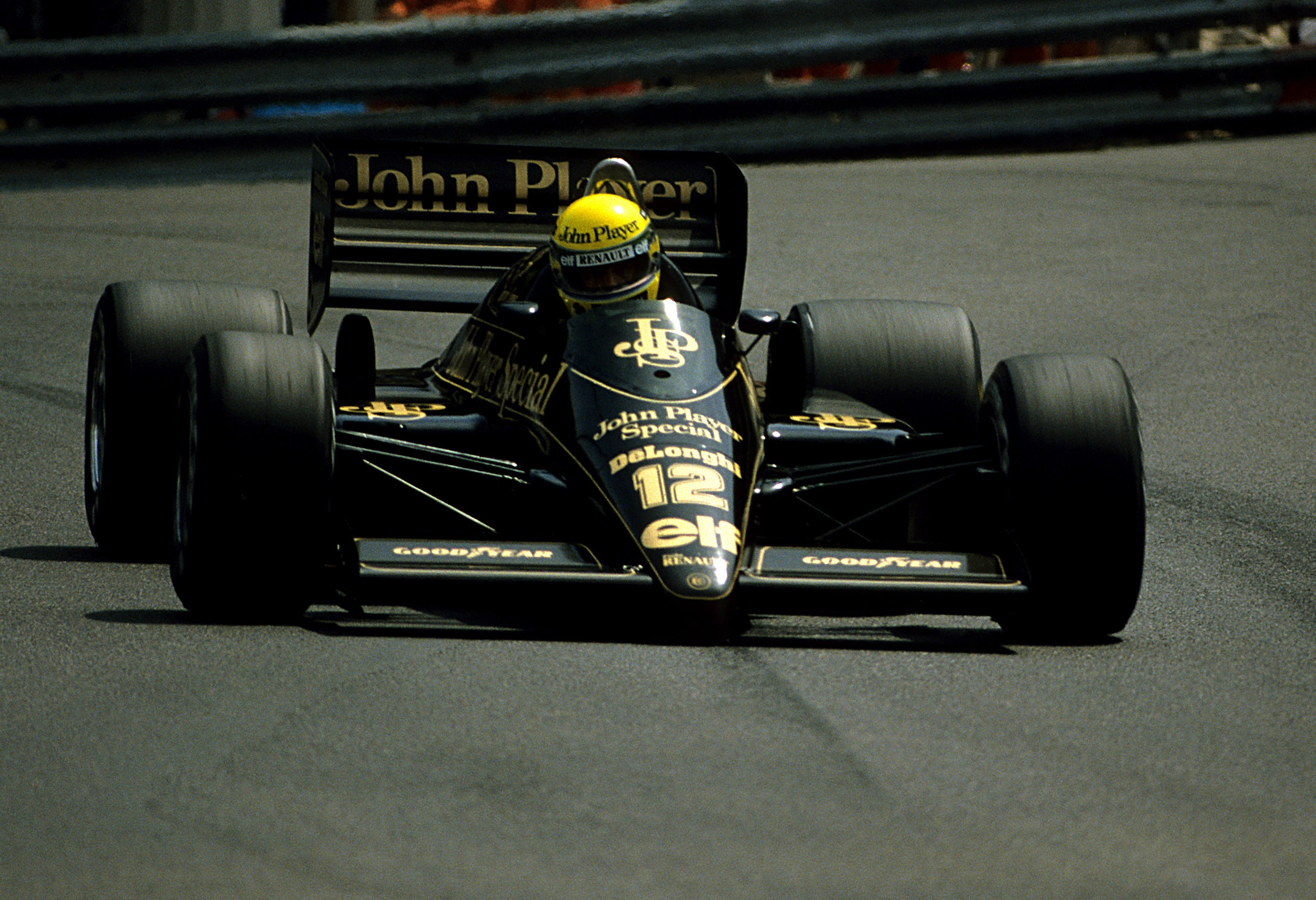 Dominique Leroy, Ayrton Senna. Lotus. Monaco. 1985. F1 Dominique Leroy, Ayrton Senna. Lotus. Monaco. 1985. F1