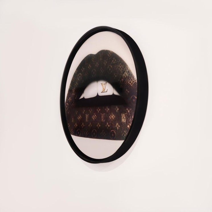 LIPS 3D LOUIS VITTON L2 by Guiliano Bekor FRAMED PRINT. Price on Reque –  Weiss Katz Gallery